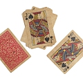 Old Playing Cards Modern Playing Cards 3d model