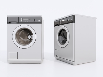 Modern washing machine drum washing machine household appliances 3d model