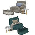 Modern Lazy Sofa 3d model