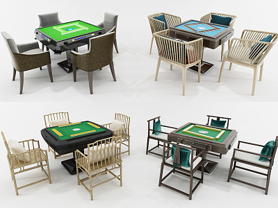 New Chinese Mahjong Table Chess Table Mahjong Table Combination model