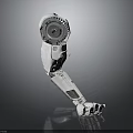 Advanced Mechanical Prosthetic Limb Featuring Precision Robotic Joints And Metallic Structure 3d model