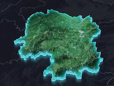 Municipal Roads Network in Urban Planning with Green Areas and Systematic Layout 3d model