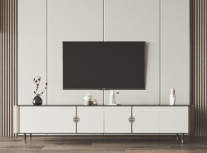 New Chinese TV Cabinet 3d model