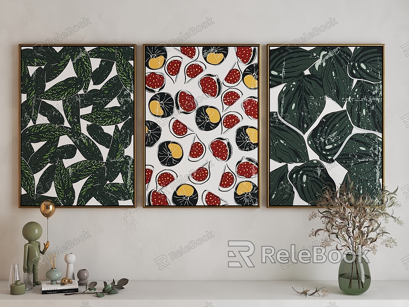 Modern Plant Painting Art Hanging Painting model