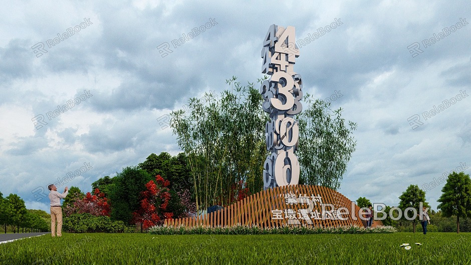 Entrance Design of Zizhu Site model