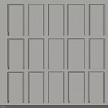 Modern White Grille Wall Components For Interior With Clean Lines And Smooth Finish 3d model