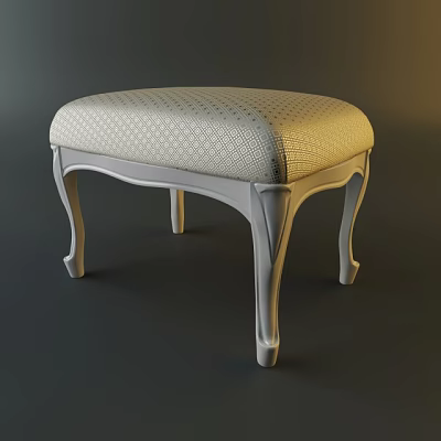 Sofa stool 3d model