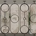 Screen partition Decorative screen partition 3d model