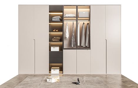 Modern wardrobe 3d model