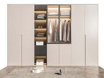 Modern wardrobe 3d model