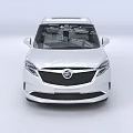 White Modern MPV Car With Sunroof Sliding Doors And Family Friendly Design