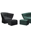 Modern Single Sofa Lazy Sofa 3d model