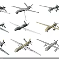 Multiple Different Types of Drones Displayed with Various Designs and Shapes