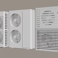 Air conditioning external unit 3d model