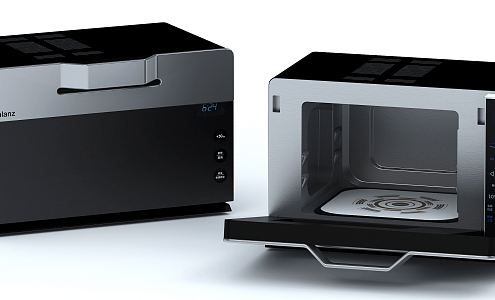 Modern Microwave 3d model