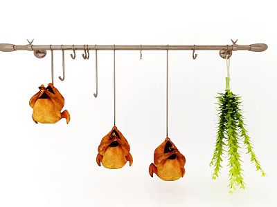 Modern roast duck decorations 3d model Modern roast duck decorations 3d model