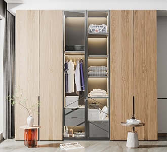 Modern wardrobe 3d model