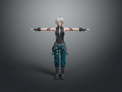 character sci-fi character sci-fi character future character future character sci-fi costume sebo costume 3d model