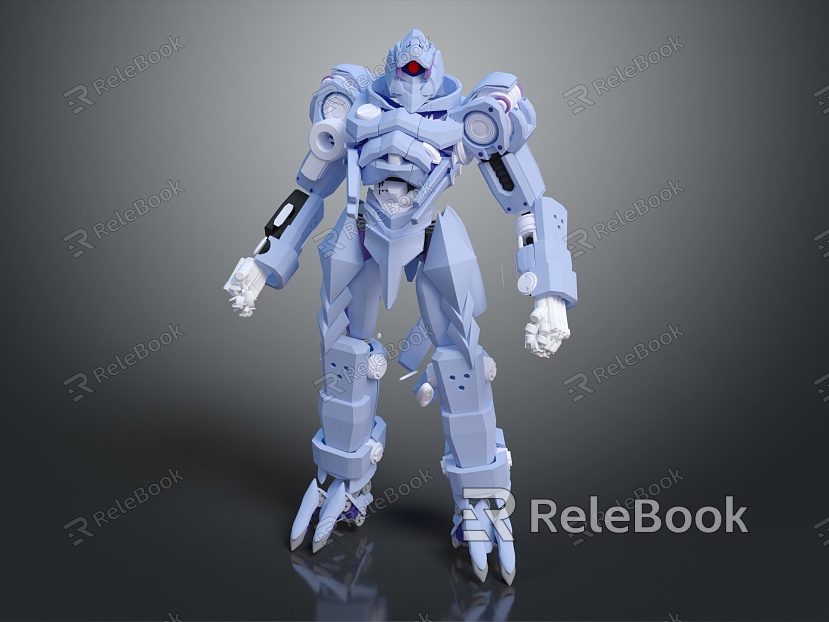 Modern Robot Mech Warrior Machine Battlearm Mechanical Battlearm Machine Warrior model