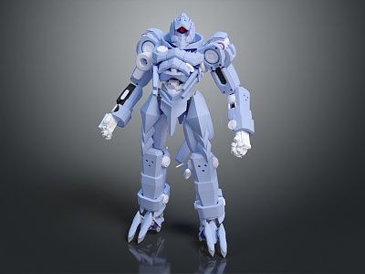 Modern Robot Mech Warrior Machine Battlearm Mechanical Battlearm Machine Warrior 3d model