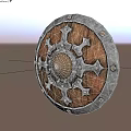 Retro Shield Medieval Shield Ancient Shield 3d model