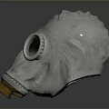 Gas Mask Science Fiction Gas Mask Gas Mask Respirator Breathing Mask Biochemical Mask Science Fiction Mask 3d model
