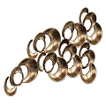 Ring-shaped metal wall ornaments 3d model