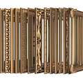 Gold Ornate Picture Frames With Various Decorative Patterns And Styles