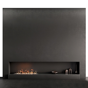 Modern Fireplace 3d model