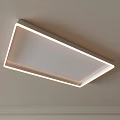 Modern Ceiling Light with Sleek Geometric Design and Soft Illumination Edge 3d model