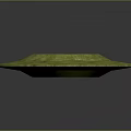 Green Circular Jade Artifact With Central Hole And Intricate Textured Surface