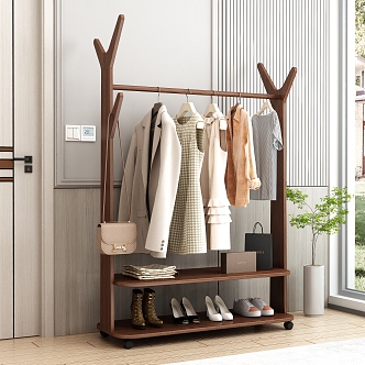 Modern Hanger Coat Rack 3d model