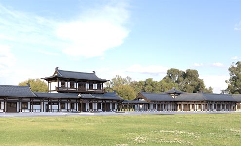 Chinese ancient building 3d model