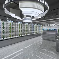 ToyCity Toy Store Interior With Shelves Full Of Toys And Large Decorative Figures