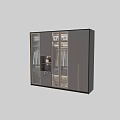 Modern Wardrobe Design With Glass Doors Drawer Storage And Hanging Area