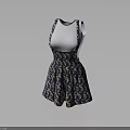 Fashionable Women's Spaghetti Strap Dress With Colorful Pattern And Flared Skirt Design