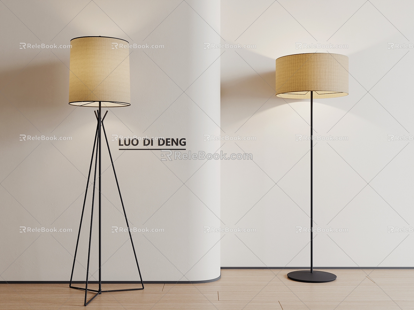 Floor lamp 3d model