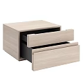 Light Wood Chest of Drawers With Two Drawers And Minimalist Design