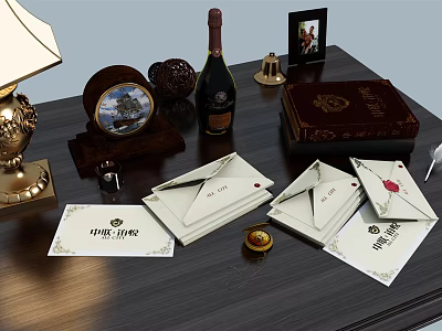 Jane's Envelope 3d model