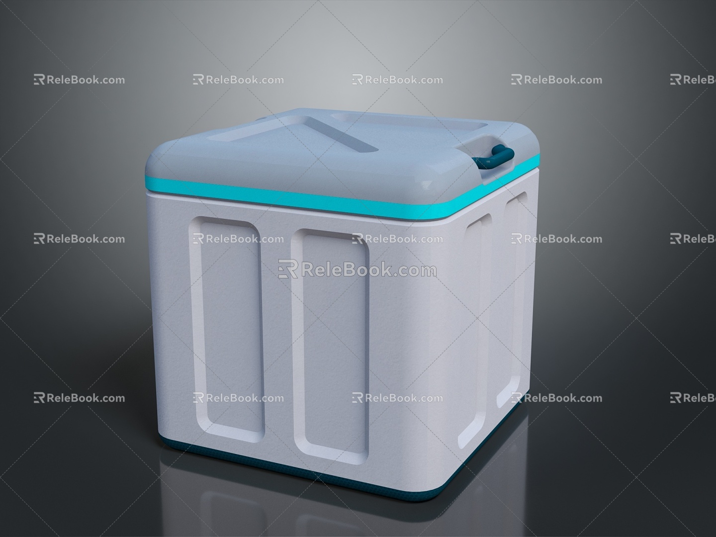 Box food box plastic box incubator 3d model