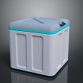 Box food box plastic box incubator 3d model