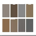 Wooden Wall Panels with Different Colors and Textures Sample Collection for Interior 3d model