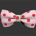 Bow tie decorations bow tie green bow tie accessories female supplies daily necessities 3d model