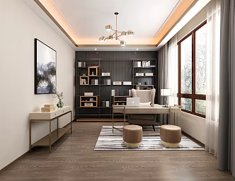 Light Luxury Study 3d model