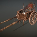 Modern carriage 3d model