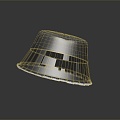 Modern Hat Women's Hat Fashion Hat 3d model