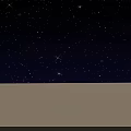 Volkswagen Touareg Display Scene With Large Screen Tropical Rainforest And Starry Sky Background