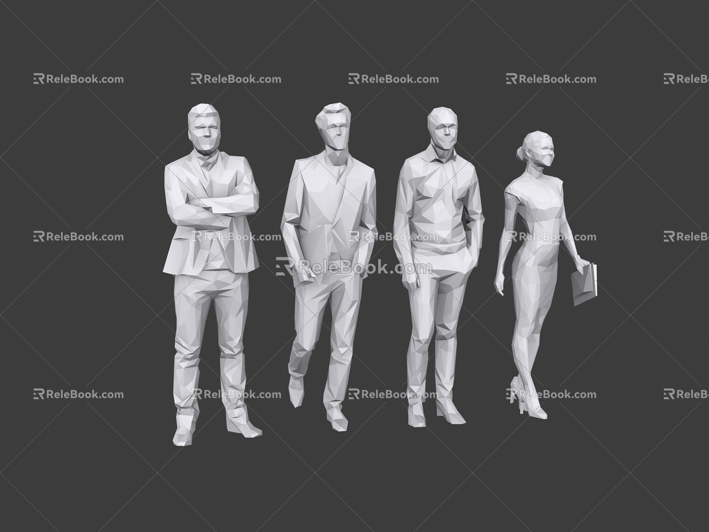 Modern Multiplayer Characters 3d model