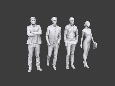 Modern Multiplayer Characters 3d model