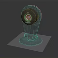 Monitoring Head Security Monitoring Camera 3d model